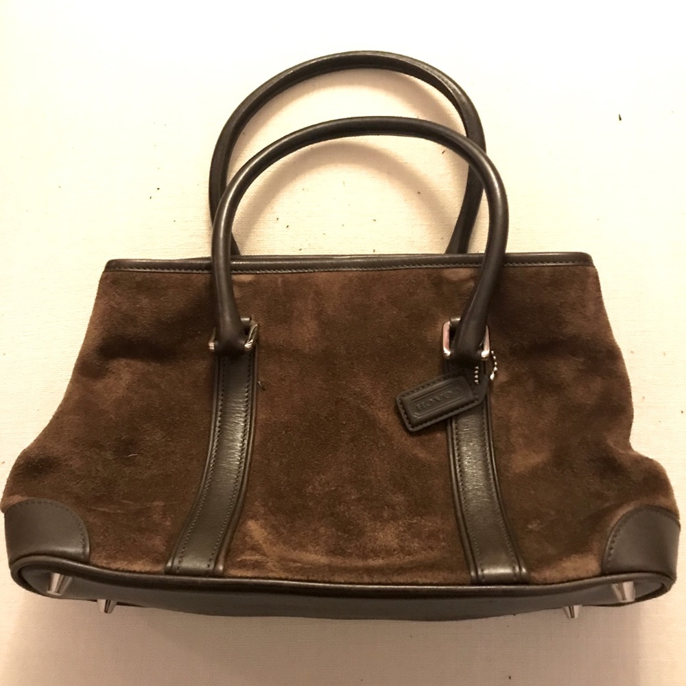 Vintage Coach Chocolate Brown Leather Purse